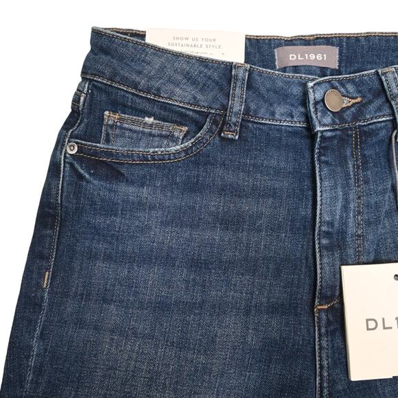 DL1961 Womens 26 Mara High Waist Released Hem Ankle Jeans in SANTORINI NEW - Picture 7 of 13
